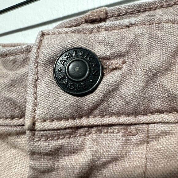 American Eagle Carpenter Pant Light Pink Jeans Painter Mens sz 33x30 Women sz 16 - Picture 6 of 16